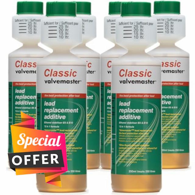 Classic Lead Replacement Fuel Additive with Ethanol Protection - 6 x 250ml