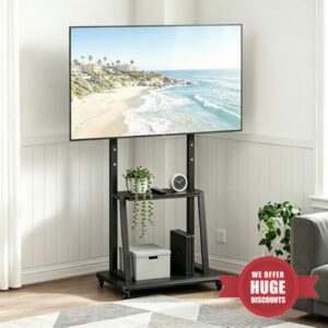 Mobile TV Stand on Wheels
