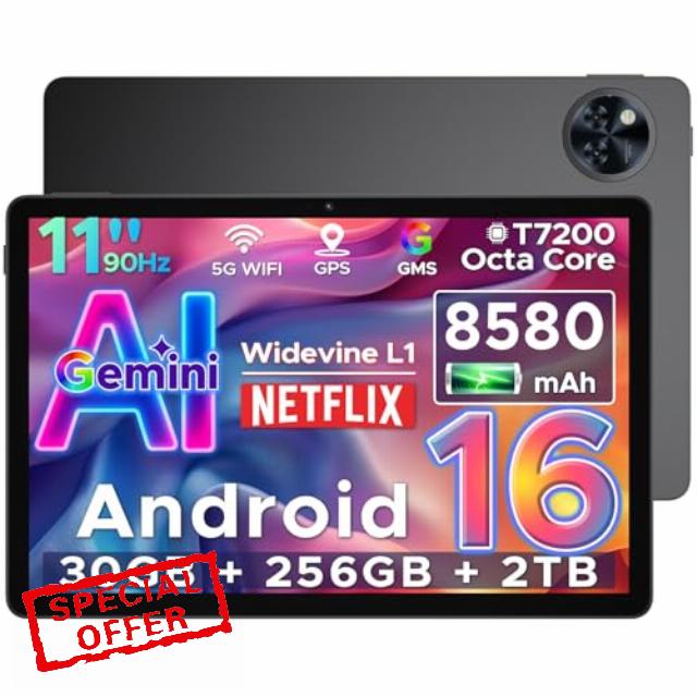 U11 Pro Android 16 AI Tablet