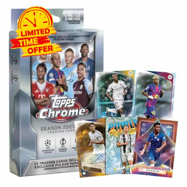 Topps UCC Chrome 25/26 Hanger Pack