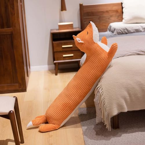 Soft Stuffed Throw Cushion Life-like Stuffed Throw Huggable Cushion for Bed Sofa Chair (Husky)
