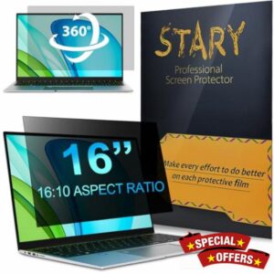 STARY 360° Privacy Film Laptop 16 Inch 16:10