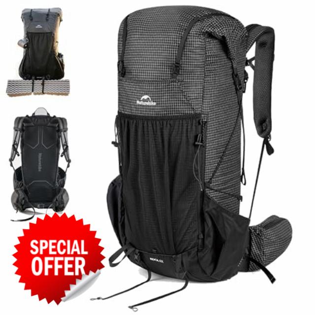 Naturehike Rock [2026 Upgrade] Hiking Camping Backpack
