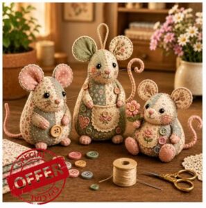 Patchwork Mouse DIY Kit
