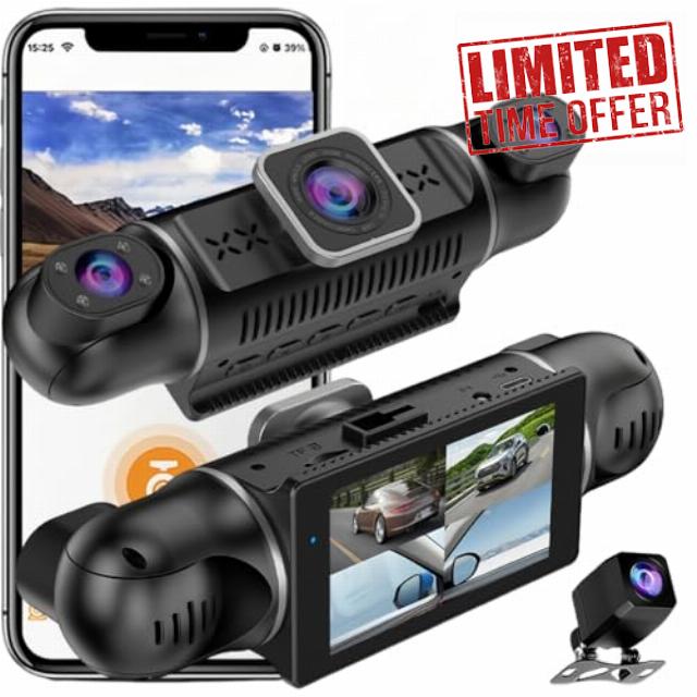 Zengest 4 Channel Dash Cam 360° View