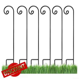 6 Packs Iron Shepherd Hook