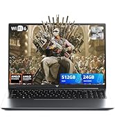 Tivique 16.1" Gaming Laptop with AMD Ryzen 7 H255 Processor up to 4.9GHz (Beat 13th i7-13800H), 8...