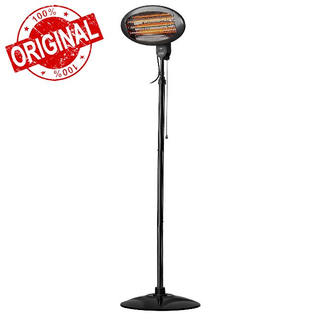 Daewoo 2000W Electric Patio Heater with 3 Heat Settings