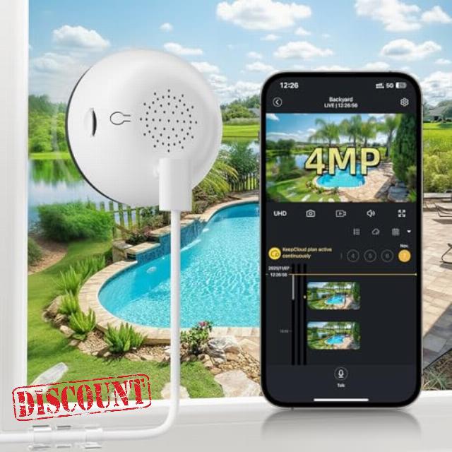 BoyKeep 4MP Window Camera