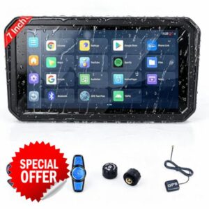 U7 Motorcycle GPS Navigator with Dash Cam