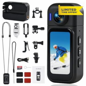 Action Camera with 1.47" Touchscreen
