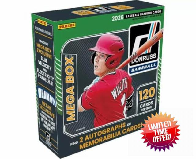 2026 Panini Donruss Baseball Mega Box