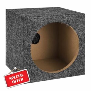 sourcing map 8 Inch Ported Wooden Speaker Enclosure