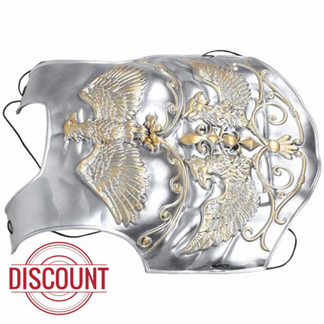 Tofficu Roman Plastic Armour Breastplate Prop for Men and Women