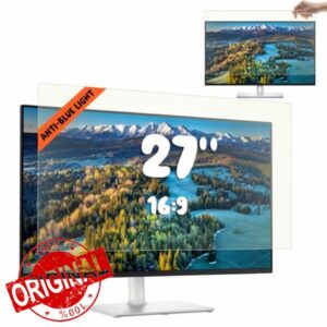 Mamol 27 Inch Computer Blue Light Blocking Screen Protector for 16:9 Widescreen Monitor