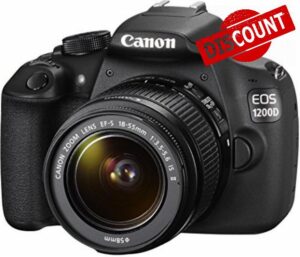 Canon EOS 1200D Digital SLR Camera with EF-S 18-55 mm f/3.5-5.6 III Lens (Renewed)