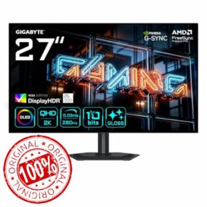 Gigabyte MO27Q28GR 27” Glossy WOLED QHD Gaming Monitor - 2560 x 1440