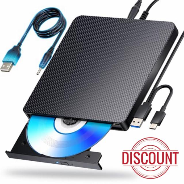 External Blu ray Drives Player Read/Write Compatible Bluray Burner USB 3.0 / Type-C BD DVD CD Burner Blu ray Player for pc