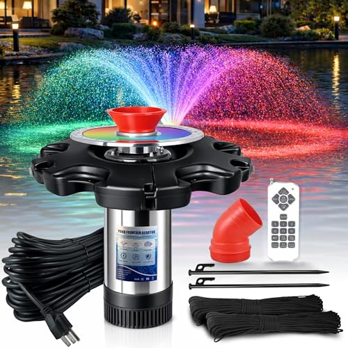 LED RGB Multicolor Aerator Floating Fountain Light