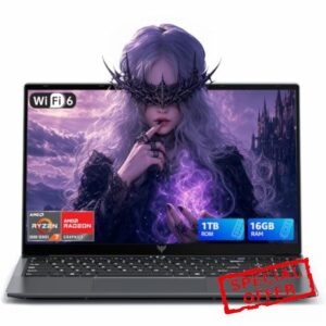 15.6 Inch Laptop with AMD Ryzen 7 5825U (Processor up to 4.5GHz) 8C/16T - 16GB RAM DDR4 + 1TB M.2 PCIe 3.0 SSD