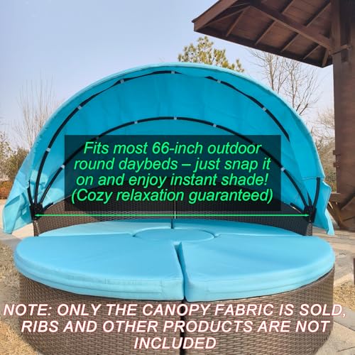 66 Inch Round Wicker Daybed Replacement Canopy