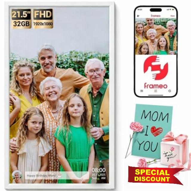 21.5" Frameo Digital Picture Frame