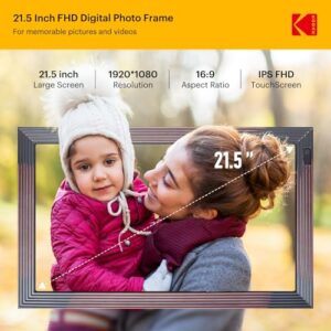 WiFi Electronic Picture Frame Large with 32GB Memory