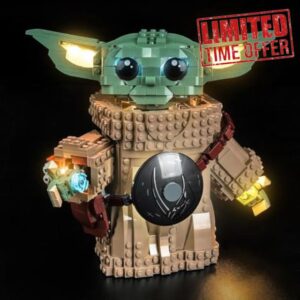 LocoLee LED Light Set Compatible with LEGO 75446 Grogu (Mandalorian Apprentice) Lighting Kit Compatible with LEGO 75446 Building Blocks Model Only Lights Set
