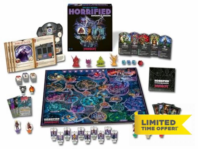 Ravensburger Horrified Games – Dungeons & Dragons 2 – Strategy Board Game – Critical Thinking & Teamwork – Cooperative Gameplay – Unique Monster Challenges – 1 to 5 Players – Adults & Kids 10+