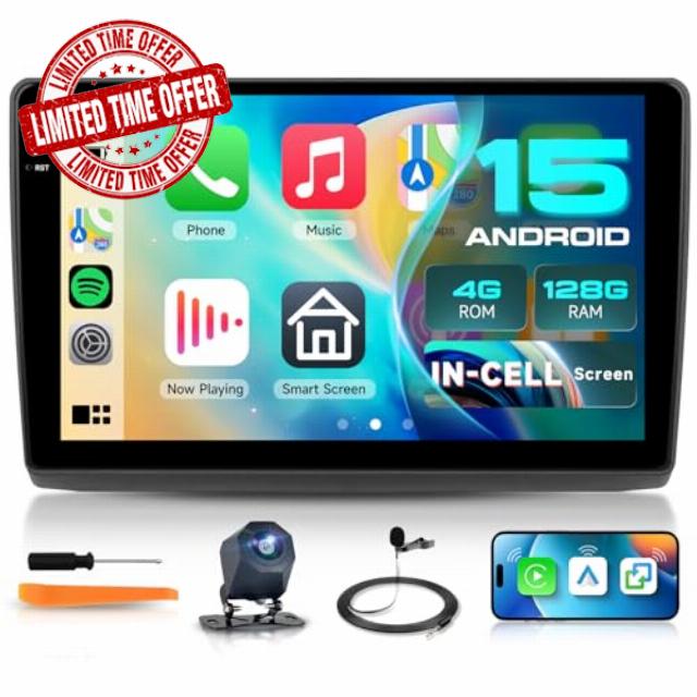 4G+128G Android Car Stereo for Renault Trafic 2001-2010/Vauxhall Vivaro 2006-2010 5GWifi