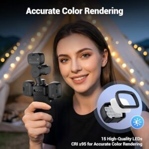 Magnetic Selfie Light for DJI Osmo pocket 4 Creator Combo