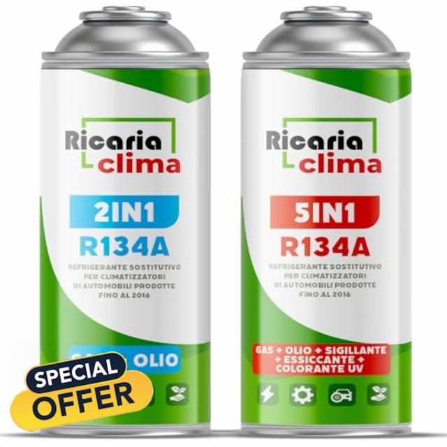 5in1 - Air Con Recharge Gas R134a + R134a XL 235g per Can
