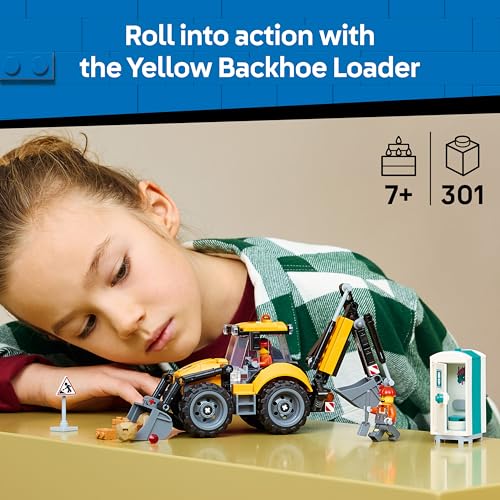 Working Front Bucket & Backhoe - Birthday Gift Idea for 7+ Year Old Boys - 6048