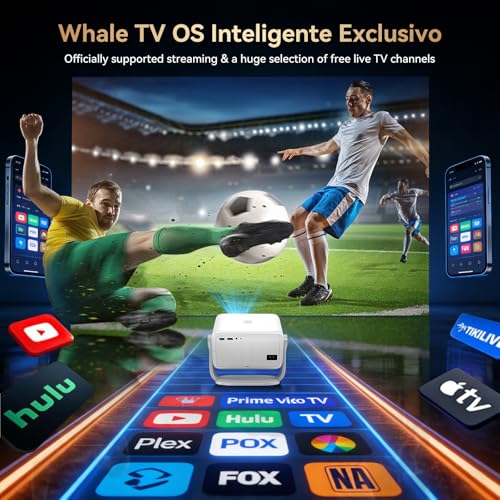 360° Rotatable Home Cinema Projectors for Bedroom/Outdoor/Phone