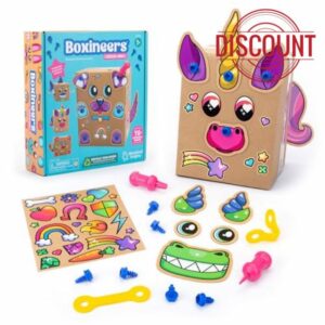 Learning Resources Boxineers Cardboard Animals - Creative Craft Supplies for Kids Projects