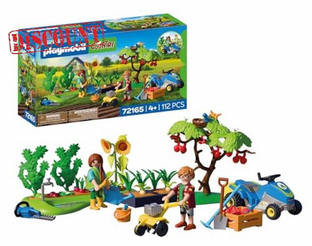 Playmobil | Country | Idyllic Vegetable Garden | Garden Set with Ride‑On Lawn Mower