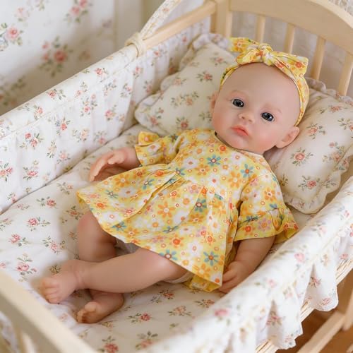 Squishy Reborn Dolls Platinum Silicone Full Body Girl