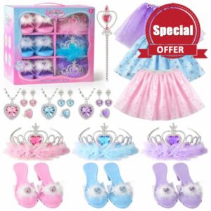Princess Dress Up Shoes 3 Set for Girls