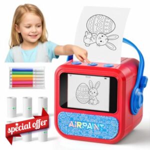 BioAdvanced Portable Thermal Printer Smart AI Voice Sticker Printer for Kids