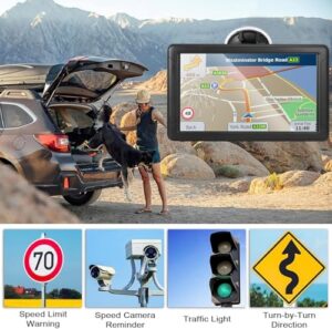Support Voice Turn Direction Guidance/Speed and Red Light Warning/Custom Truck Routing (Free Lifetime Updates)