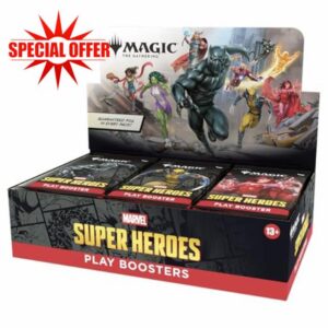 Magic: The Gathering | Marvel Super Heroes Play Booster Box |Collectible Trading Card Game