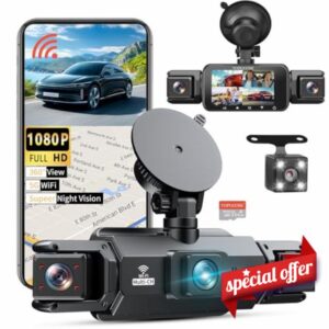 360° Dash Cam 4 Channel 5G WiFi & APP Control