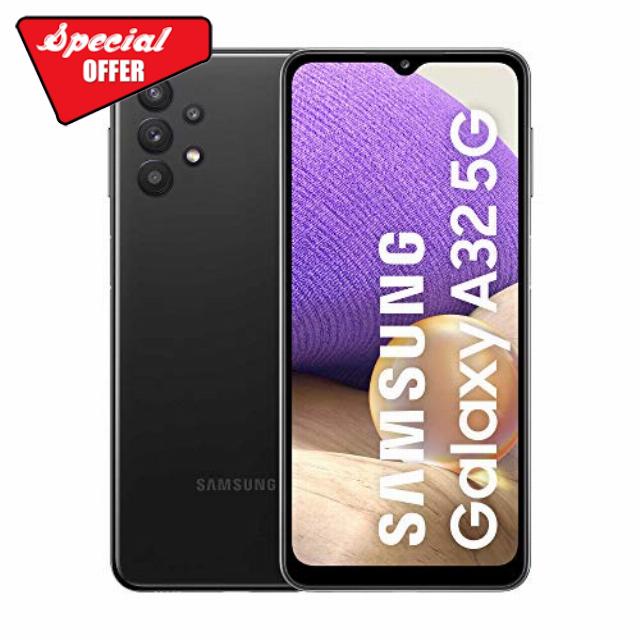2021 Samsung Galaxy A32 5G Dual SIM 64GB - Awesome Black (Renewed)