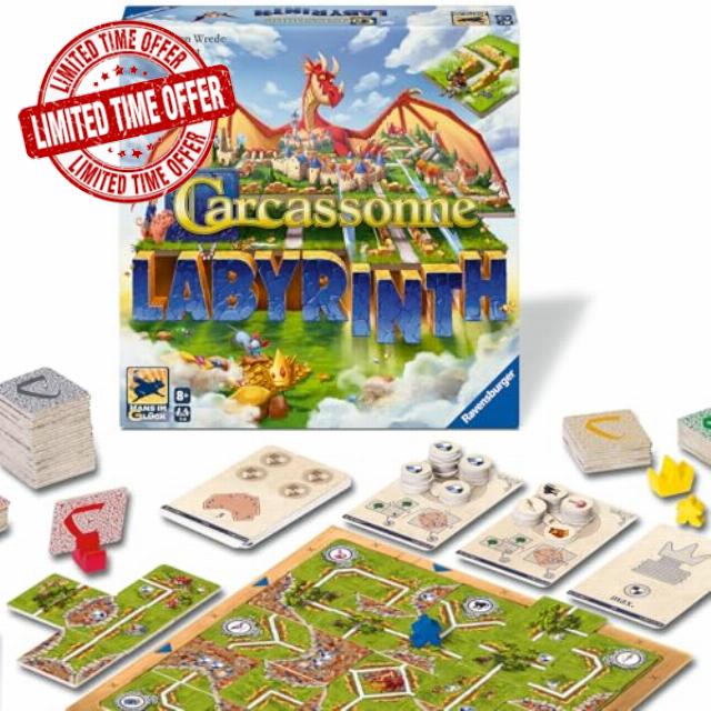 Ravensburger Carcassonne Labyrinth The Moving Maze Game
