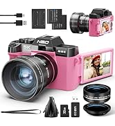NBD 5K 64MP Digital Cameras for Photography - 16X Zoom with Autofocus, WiFi & App Control, Anti-S...