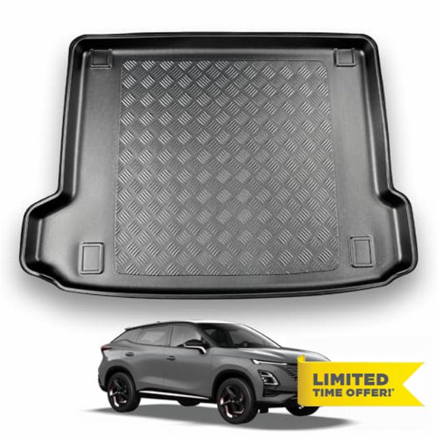 NOMAD Omoda 5 [2024+] Boot Liner [Upper Boot Position] Tailored Fit Car Floor Mat Protector Non Slip Waterproof Raised Edges Compatible Custom Fit Accessory Dog & Pet Friendly Easy Install All-Weathe