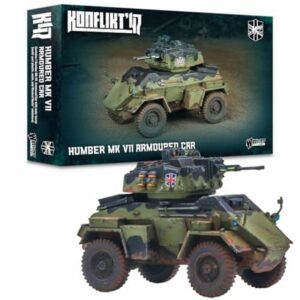 Warlord Games Humber Mk VII Armoured Car - British Commonwealth for Konflikt 47 Highly Detailed Plastic Miniatures
