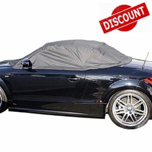 Soft Top Roof Protector Half Cover Compatible with Audi TT Convertibles (Grey
