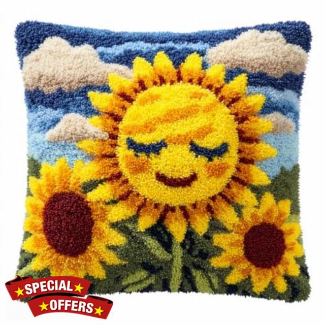 WallustrioaW Latch Hook Pillow Cover Kit
