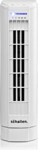 15" Air Cooling Quiet Oscillation Floor Desk Mini Tower Fan with Timer - 2026 MODEL - WHITE